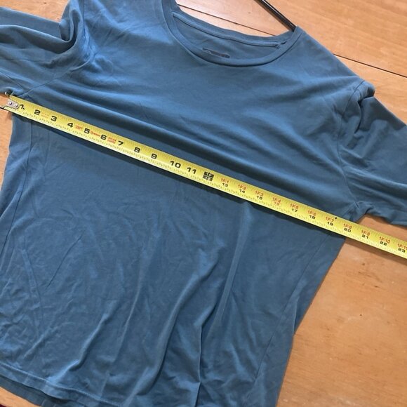 Janji Shirt Womens Sz L Run Everywhere Teal Performance Running Gym Long Sleeve - Picture 6 of 9